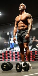 Chris Derrick at the gym